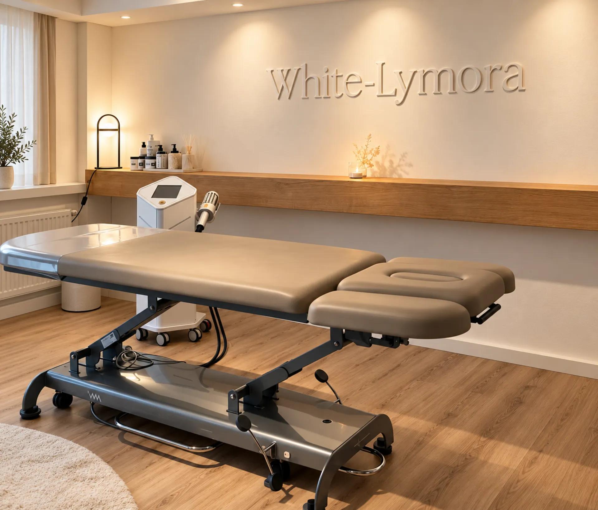 Treatment room at White Lymora